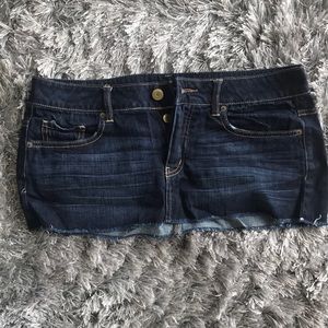American Eagle Outfitters jean mini skirt